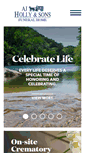 Mobile Screenshot of hollyfuneralhome.com